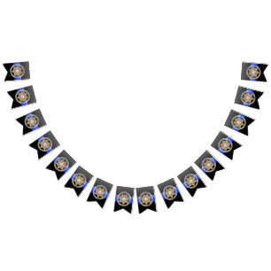 Banderines Insignia fina de la familia de la aplicación de