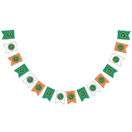 Banderines Irish shamrock