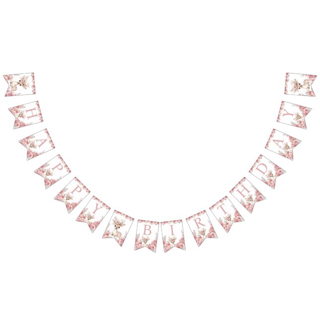 Banderines Isn’t She One Deerful Birthday Bunting (Todo)