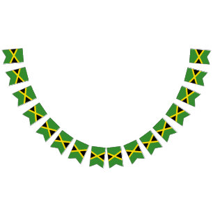 Banderines Jamaica Jamrock Rasta Reggae Jamaica Vibraciones R