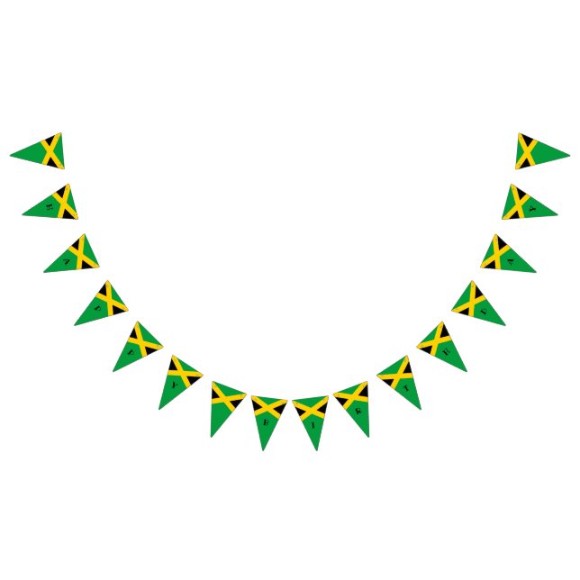 Banderines Jamaican Flag Happy Birthday (Todo)