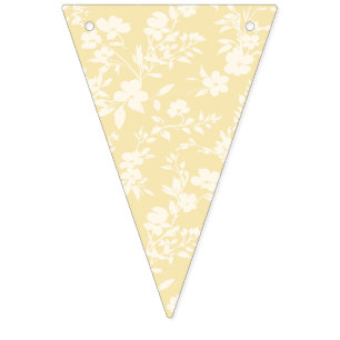 Banderines Jardín Botánico Neutral - Crema de Mantequilla