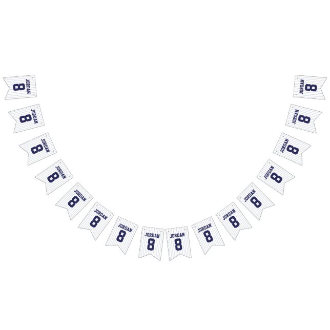 Banderines Jersey de béisbol - Fiesta de cumpleaños temática  (Todo)