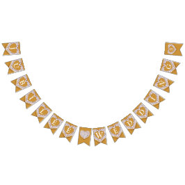 Banderines Jubilee boda aniversario 75° foto bunting