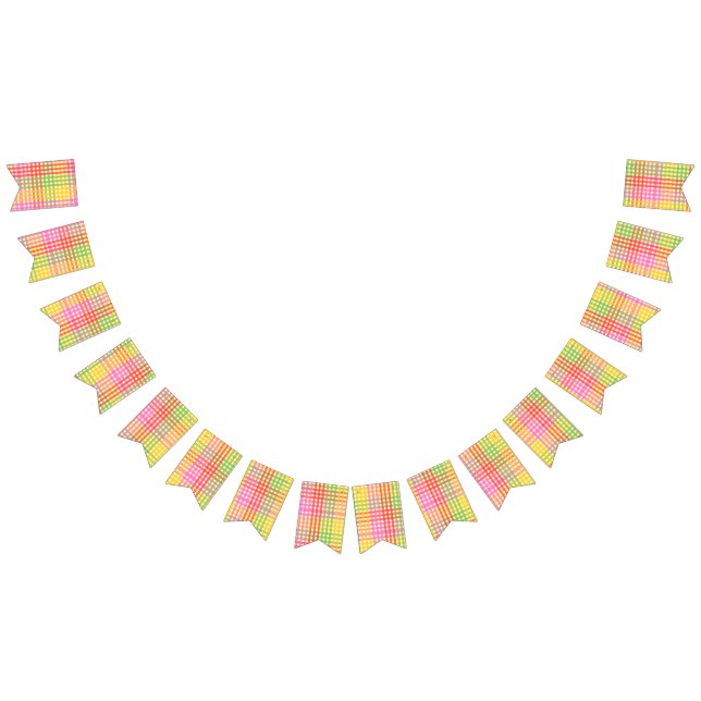 Banderines JUICY STRIPE Fiesta Decoración Banner Pennant Bunt (Todo)