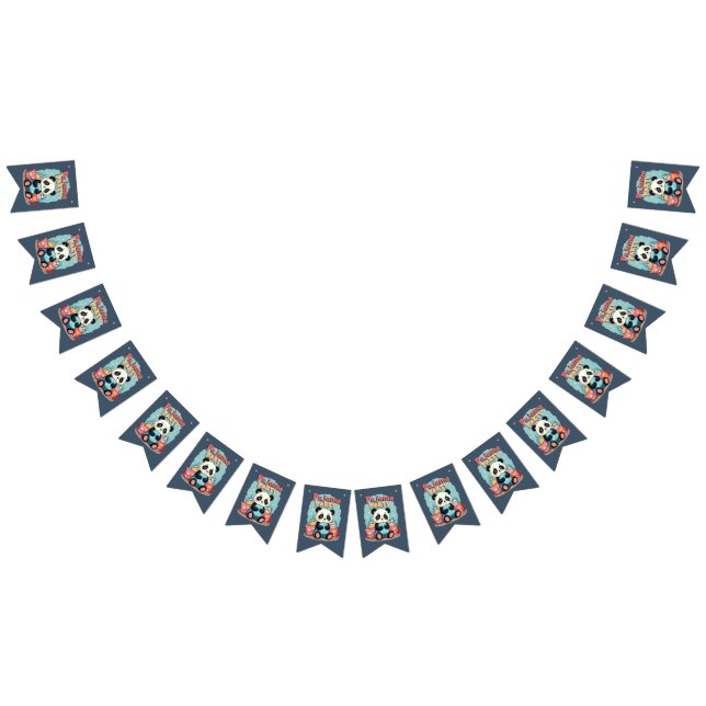 Banderines Kawaii Panda Pajama Fiesta Cosy Sleepover Estética (Todo)