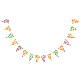 Banderines Kawaii Watercolor Fruit Slice