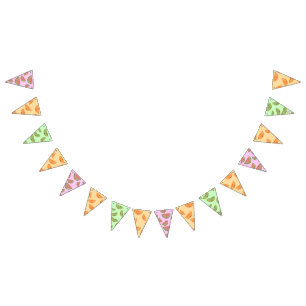 Banderines Kawaii Watercolor Fruit Slice
