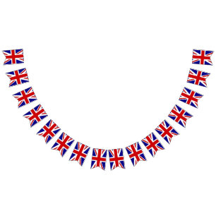 Banderines King Charles Coronation Union Jack British Bunting