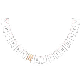 Banderines Kitty Cat Happy Birday