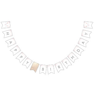 Banderines Kitty Cat Happy Birday