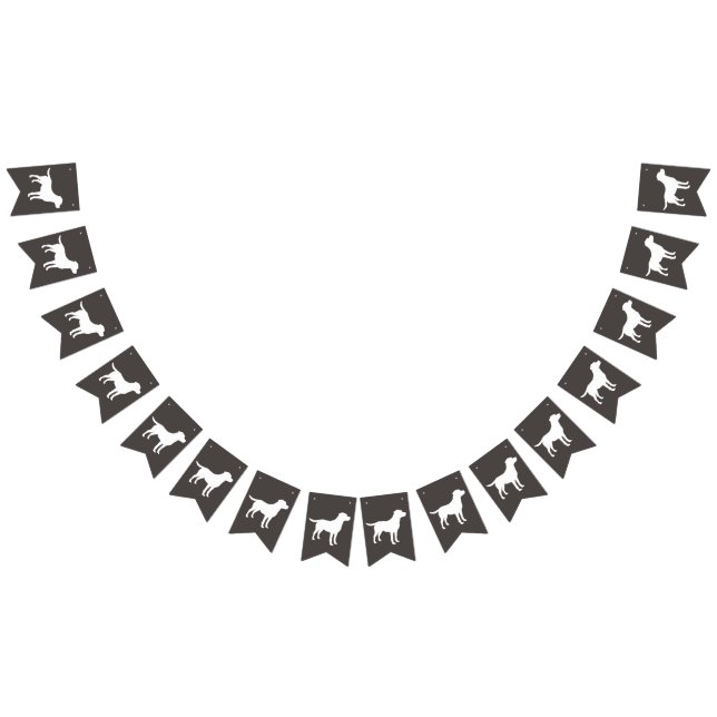 Banderines Labrador Dog Baby Shower Lab Género gris neutro (Todo)