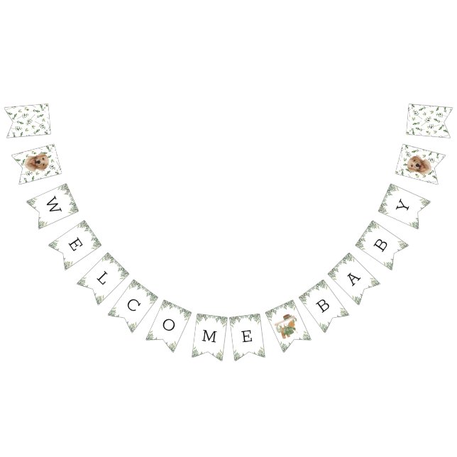 Banderines Labrador recuperador de vegetación Baby Shower Pup (Todo)