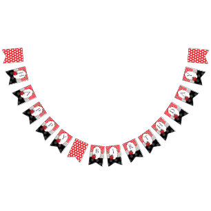 Banderines Ladybug Feliz cumpleaños