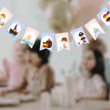 Las sirenas piratas piadosas chicas de niños azul