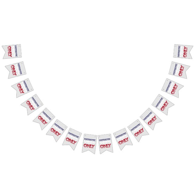 Banderines Las vibraciones patrióticas son solo estrellas y l (Todo)