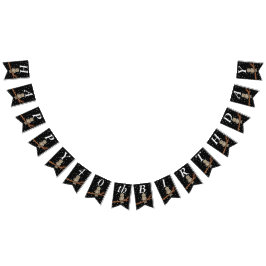 Banderines Lechuza de cumpleaños marrón bonito en estrellas d