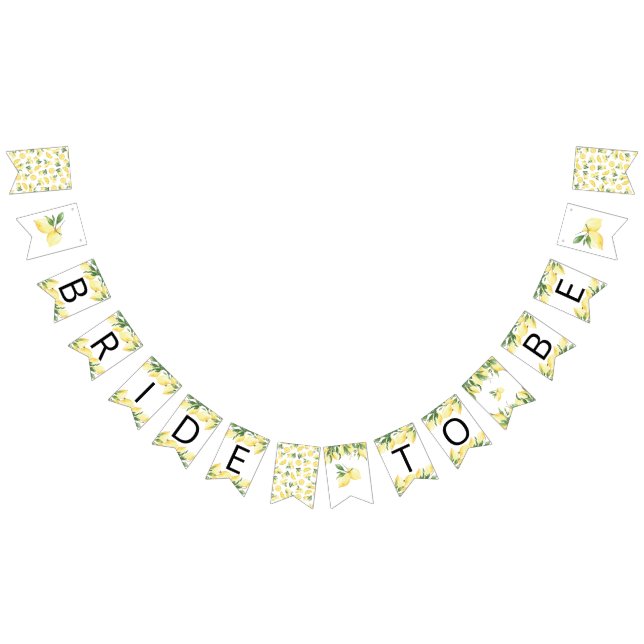 Banderines Lemon Bride Para Ser Bridal Shower Bungalags (Todo)