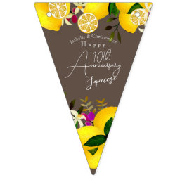 Banderines Lemon Squeeze 10th Wedding Anniversary