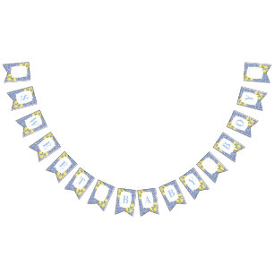 Banderines Lemons Italiano Blue Sweet Baby Boy Ducha