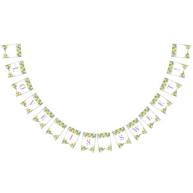 Banderines Lemons Lavender Citrus Wedding Ducha Fiesta (Todo)