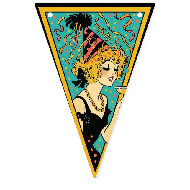 Banderines Let's Party Bunting Flags. (Primera bandera)