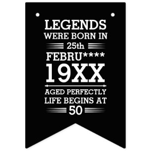 Banderines Leyendas personalizados nacieron en la edad de mes