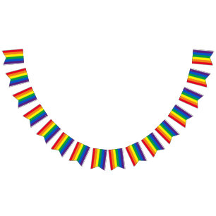 Banderines Lgbt rainbow strips orgullo gay original