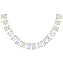 Lilac Circus Cute Pattern Neutral Baby Shower