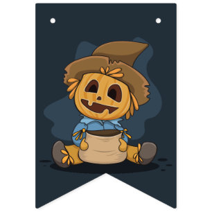 Banderines Linterna de Jack O' de Halloween