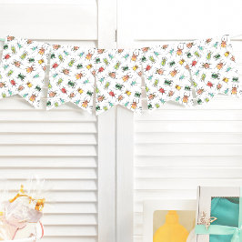 Banderines Little Lovebugs Watercolor Beetles Fiesta