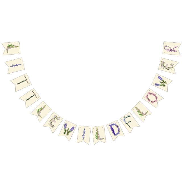 Banderines Little Wildflower Baby Shower (Todo)