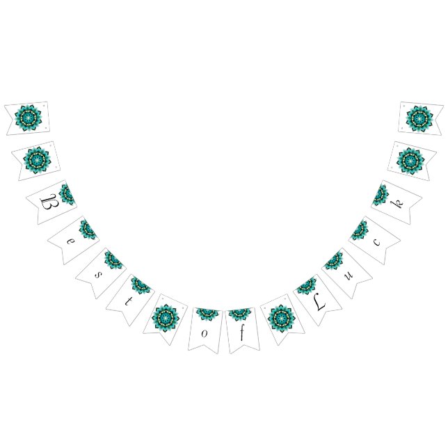 Banderines Lo mejor de la suerte. Mandala en agua (Todo)