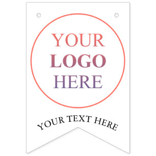 Banderines Logotipo promocional personalizado - Sin pedido mí