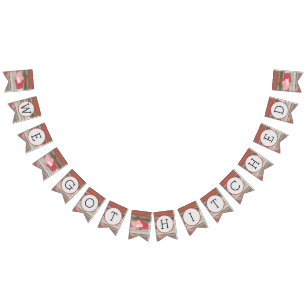 Banderines Los corazones rústicos del granero conseguimos la