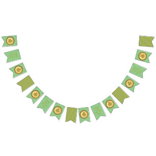 Banderines Lucky Irish Shamrock Gold Coin