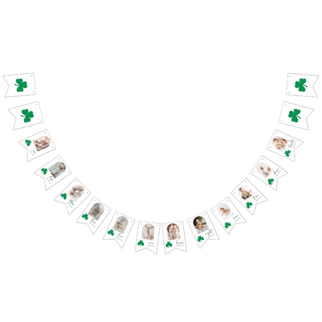 Banderines Lucky One Baby Monthly Milestone Photo  (Todo)