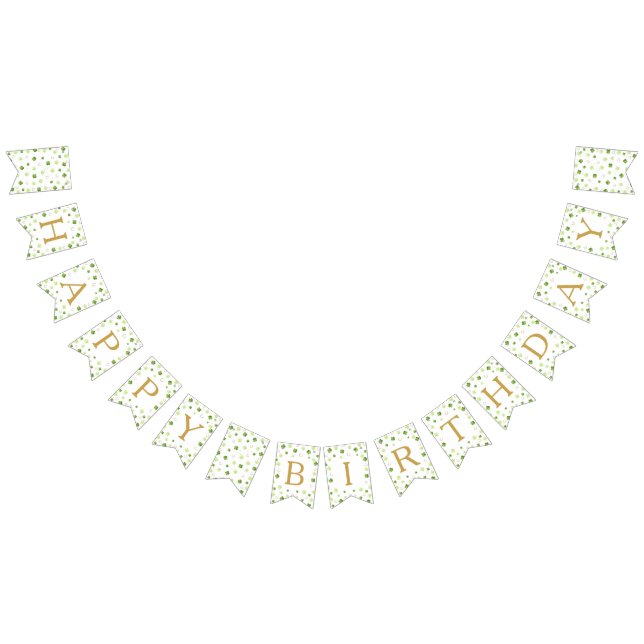 Banderines Lucky One First Birthday Banner (Todo)