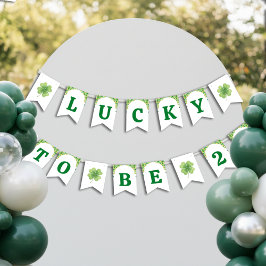 Banderines Lucky to be St Patrick's Day Clover Kids Birthday