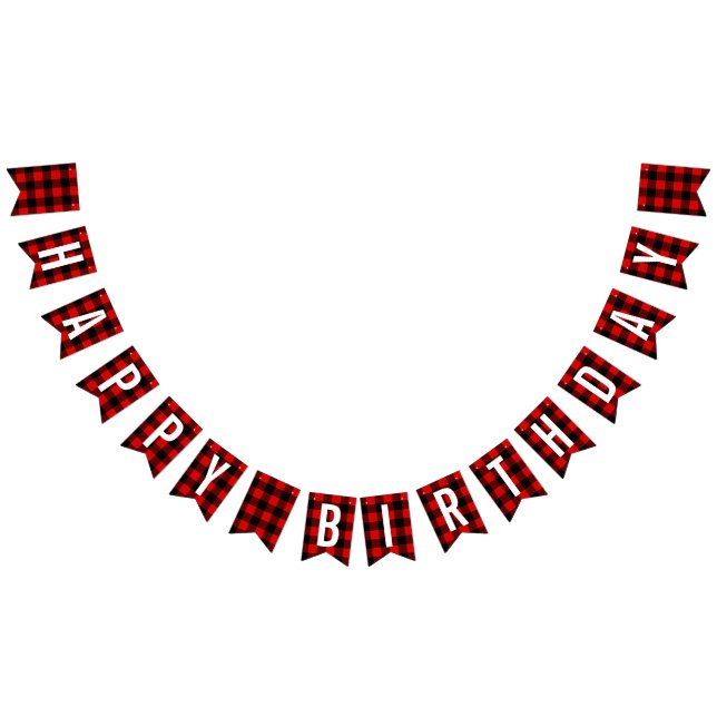 Banderines Lumberjack Birthday Plaid (Todo)