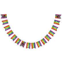 Magnífico Día de Cumpleaños del Purpurina Rainbow 