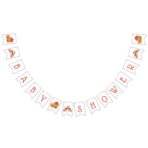 Banderines ¡Manzana de nuestro ojo! Decoraciones de Baby Show