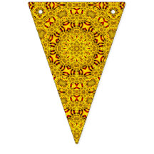 Maravillas amarillas y caleidoscopio rojo del