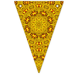 Banderines Maravillas amarillas y caleidoscopio rojo del