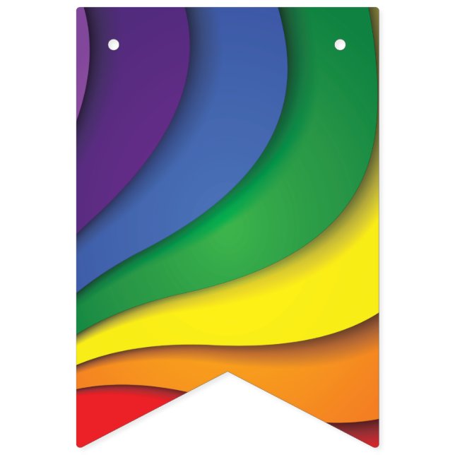 Banderines Maravillosa noria arco iris (Primera bandera)