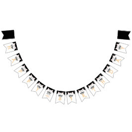 Banderines Marco de gato lindo con estrellas brillantes para