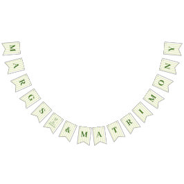Banderines Margs y Matrimonio Verde Rayado
