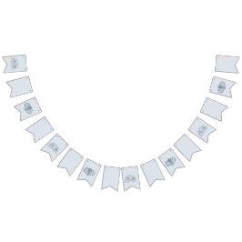 Banderines Marie Antoinette Rococo Dusty Blue Boda