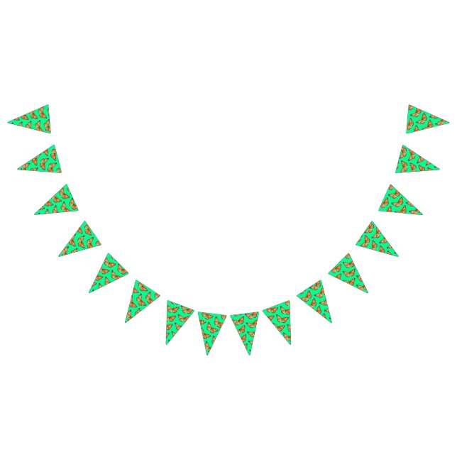 Banderines Mariposa verde lima (Todo)