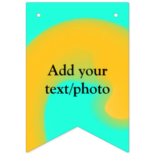 Banderines Mármol simple de vertido acrílico, añade tu texto